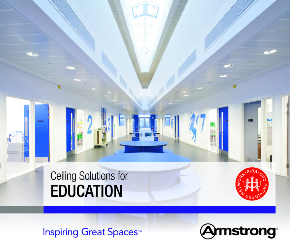 Solutions for education is latest RIBA CPD from Armstrong Ceilings