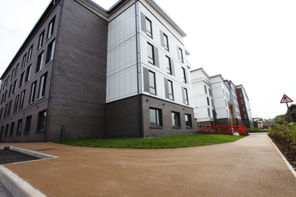 BITUCHEM’S MAINTENANCE FREE MATERIAL USED FOR MAJOR UNIVERSITY DEVELOPMENT