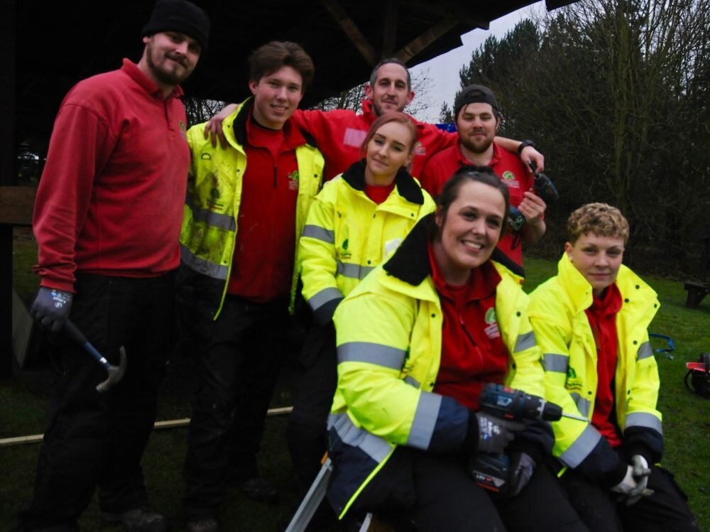 NCH apprentices fix community project blighted by vandals