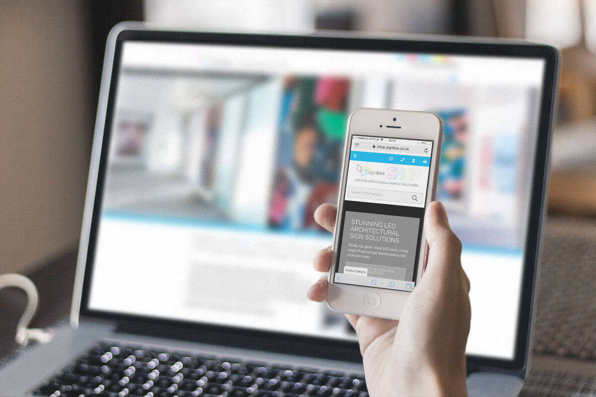 Design-led sign and display specialist, Signbox launches new eshop