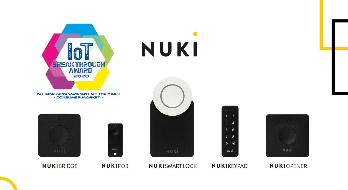 NUKI HONOURED WITH IOT BREAKTHROUGH AWARD @nuki_smartlock