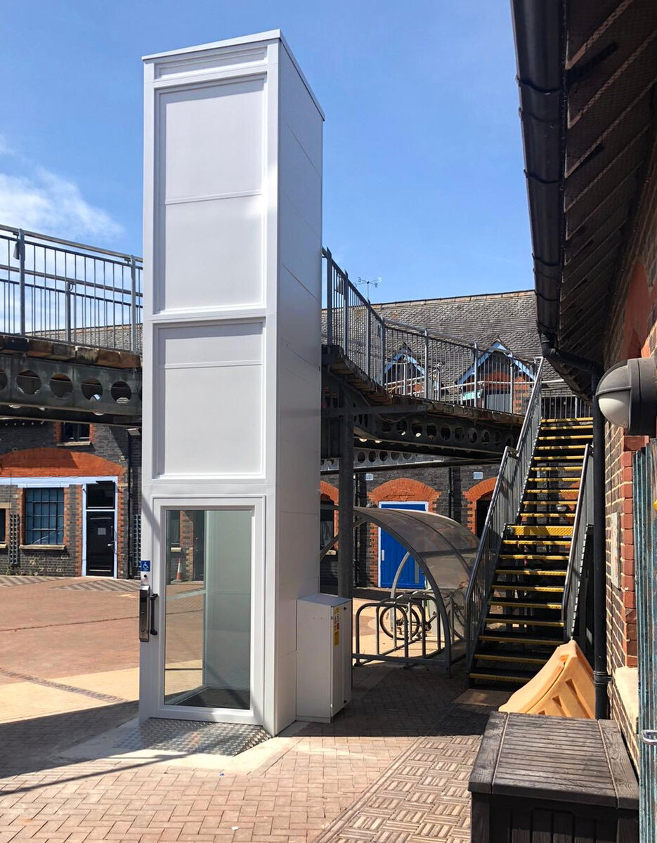 Grade 2 listed building gets new external platform lift @Abilityltd