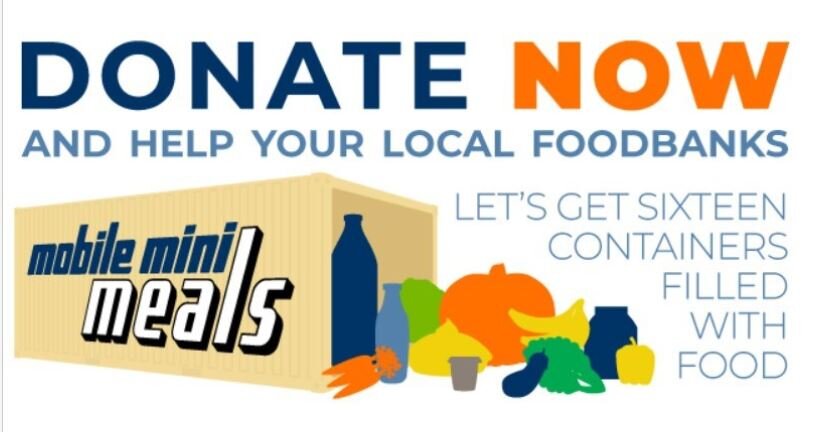 Mobile Mini pledges to fill 16 containers for local foodbanks @MobileMiniUK