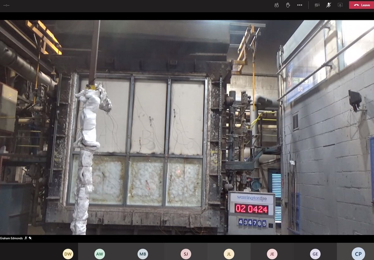 Milestone firsts in Wrightstyle fire test @WrightstyleUK