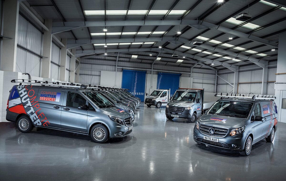 Mercedes-Benz Dealer Bell opens the door to a stunning new van fleet for Complete Shutter Services @completeshutter