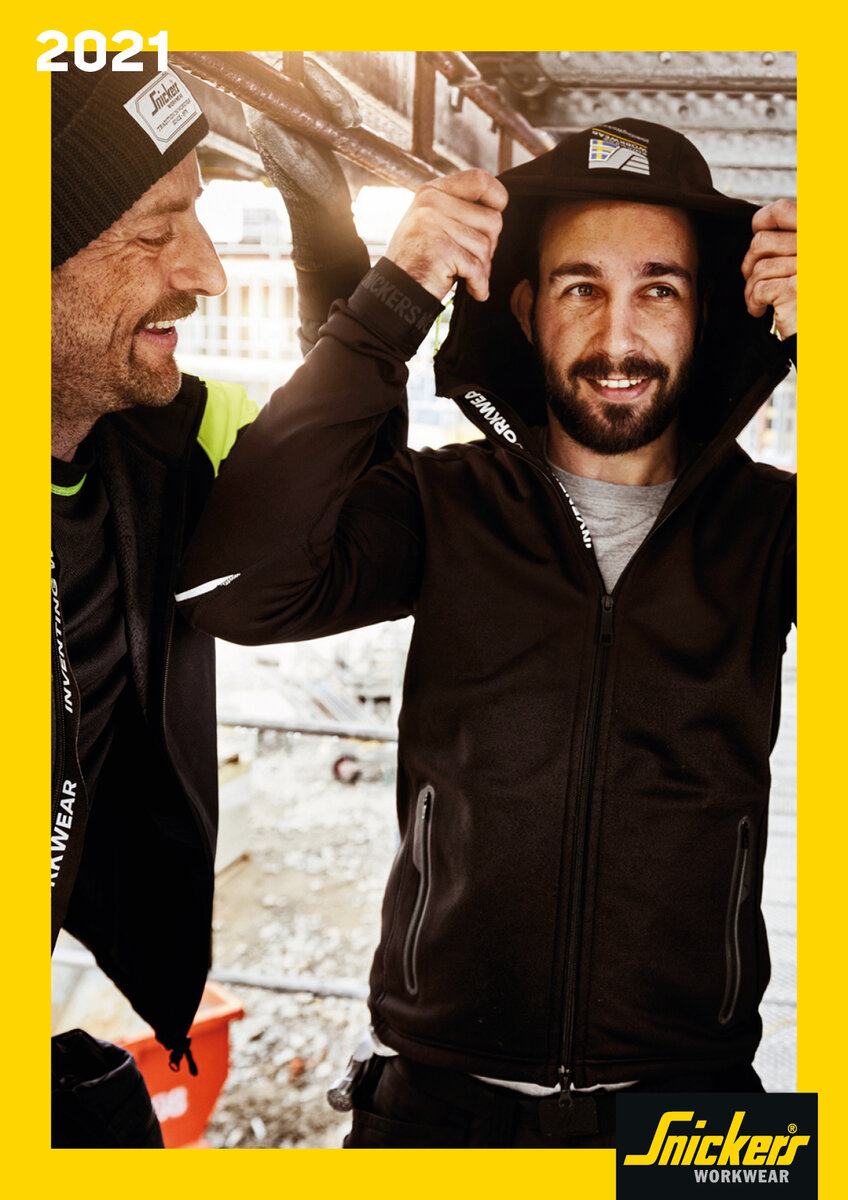 NEW Jackets, Work Trousers & Topwear in the 2021 Snickers Workwear Catalogue @SnickersWw_UK