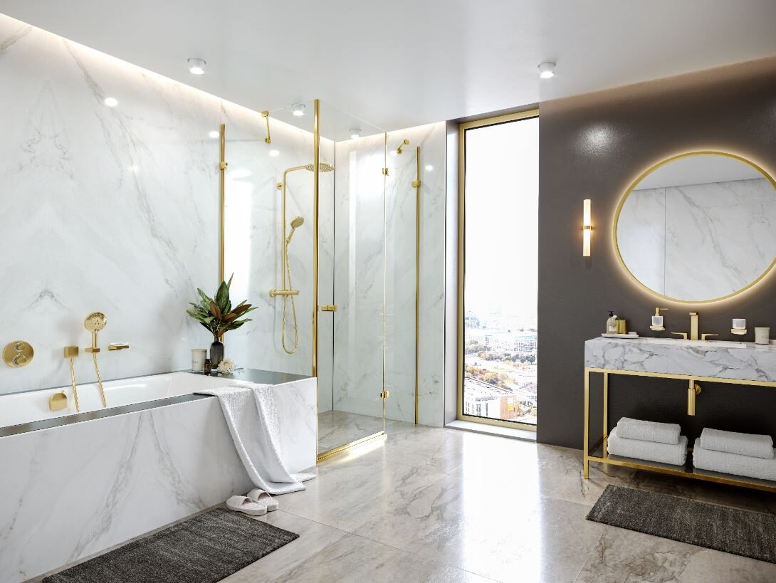 Hansgrohe’s FinishPlus – individuality with a splash of colour @UK_Bathrooms