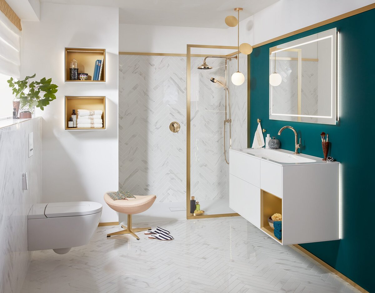 Villeroy & Boch’s award winning Finion Clever integration of technology to the bathroom @UK_Bathrooms