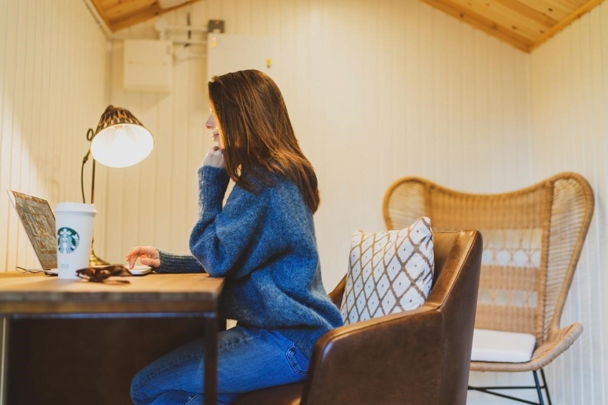 Bespoke camper van office, private booth or luxury work from home shed? @QuintainLiving