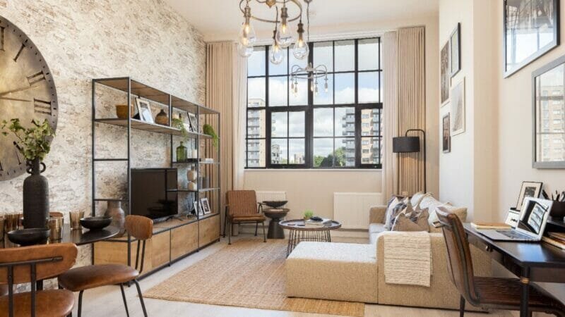DESIGN TEAM CREATE NEW YORK STYLE SHOW APARTMENT IN FORMER NESTLÉ FACTORY