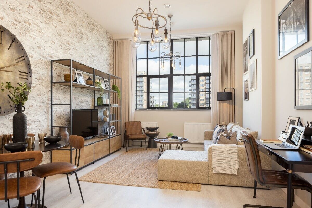 DESIGN TEAM CREATE NEW YORK STYLE SHOW APARTMENT IN FORMER NESTLÉ FACTORY