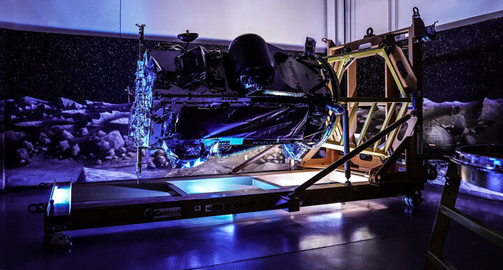 Intuitive Machines Uses Caldwell Frame for Lunar Lander Final Assembly