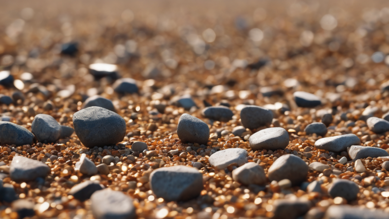 Gravel in architecture: blending functionality with aesthetics