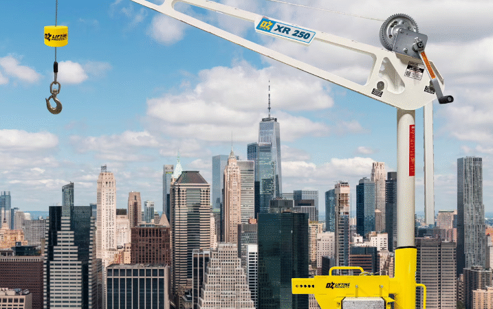 OZ Lifting Launches Parapet Davit Base, Attends Construction Events
