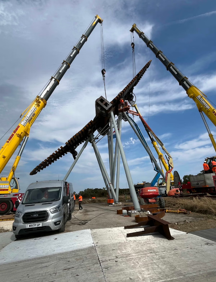 RSS Supplies Rigging to Lift Lancaster Bomber Sculpture