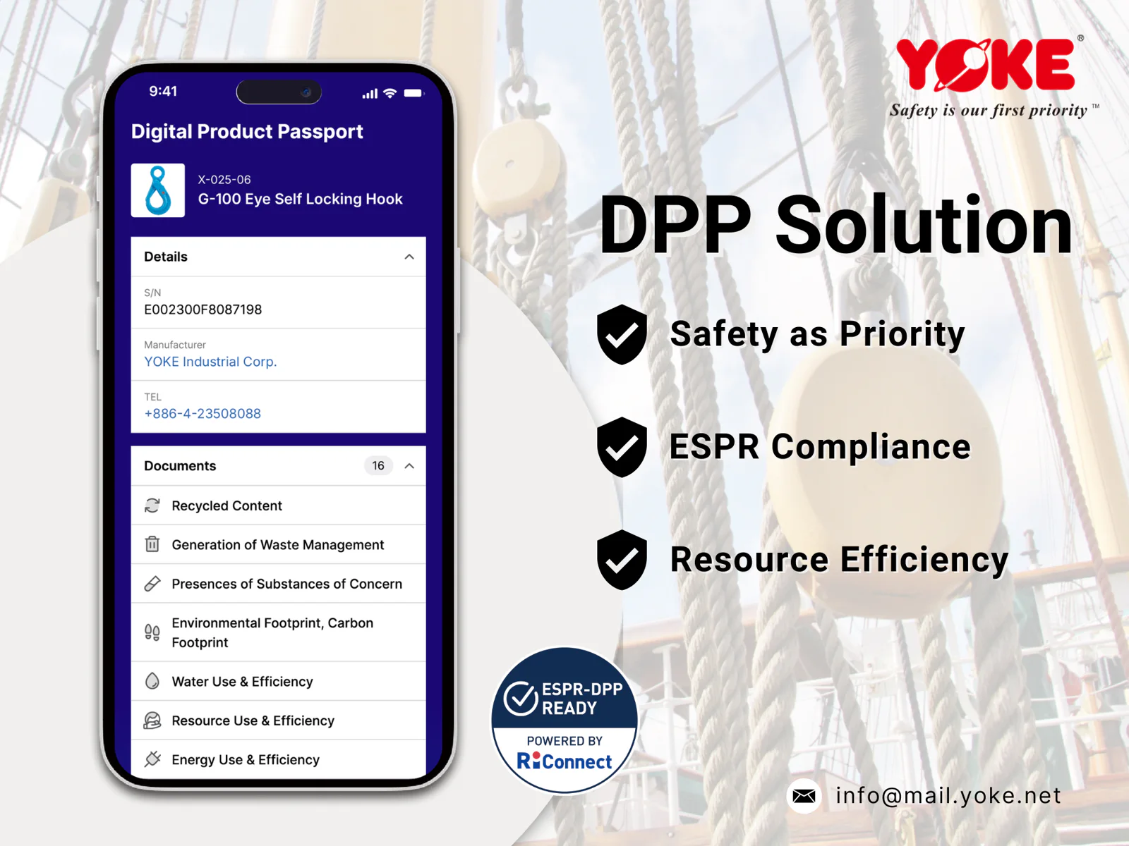 YOKE Drives Compliance with Digital Product Passports
