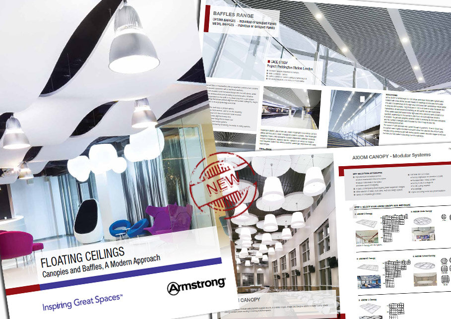 Armstrong launches its latest solutions guide to floating ceilings