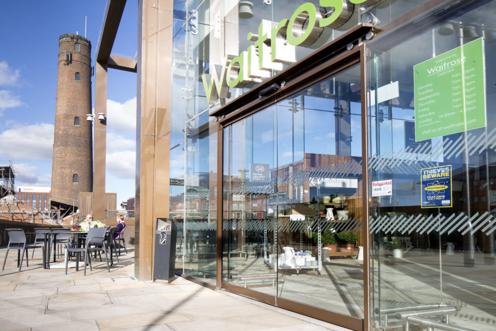 GEZE UK tops the ‘shopping list’ for Waitrose Flagship store