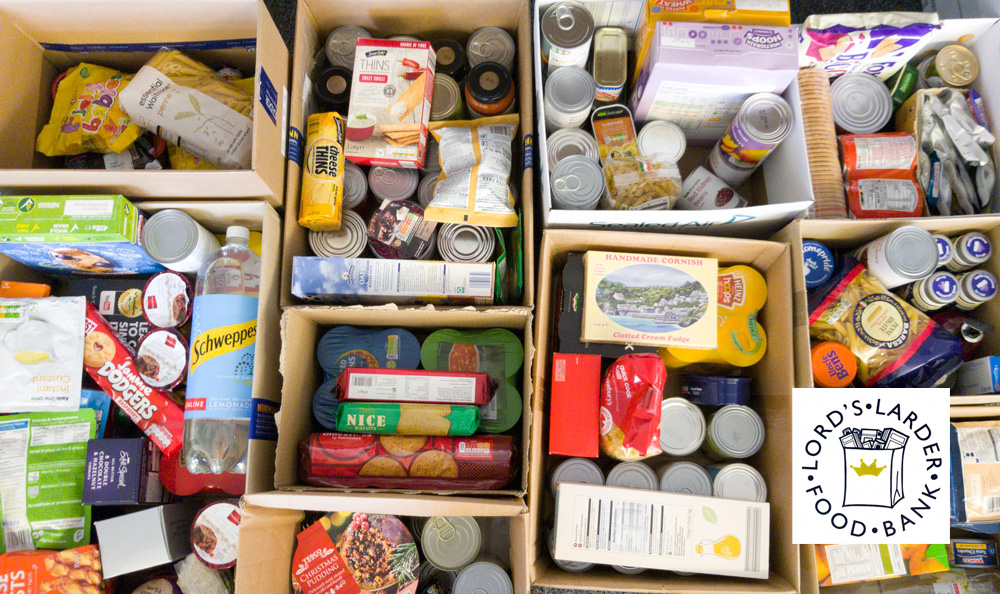 Garador Staff Donate Food to Local Food Bank