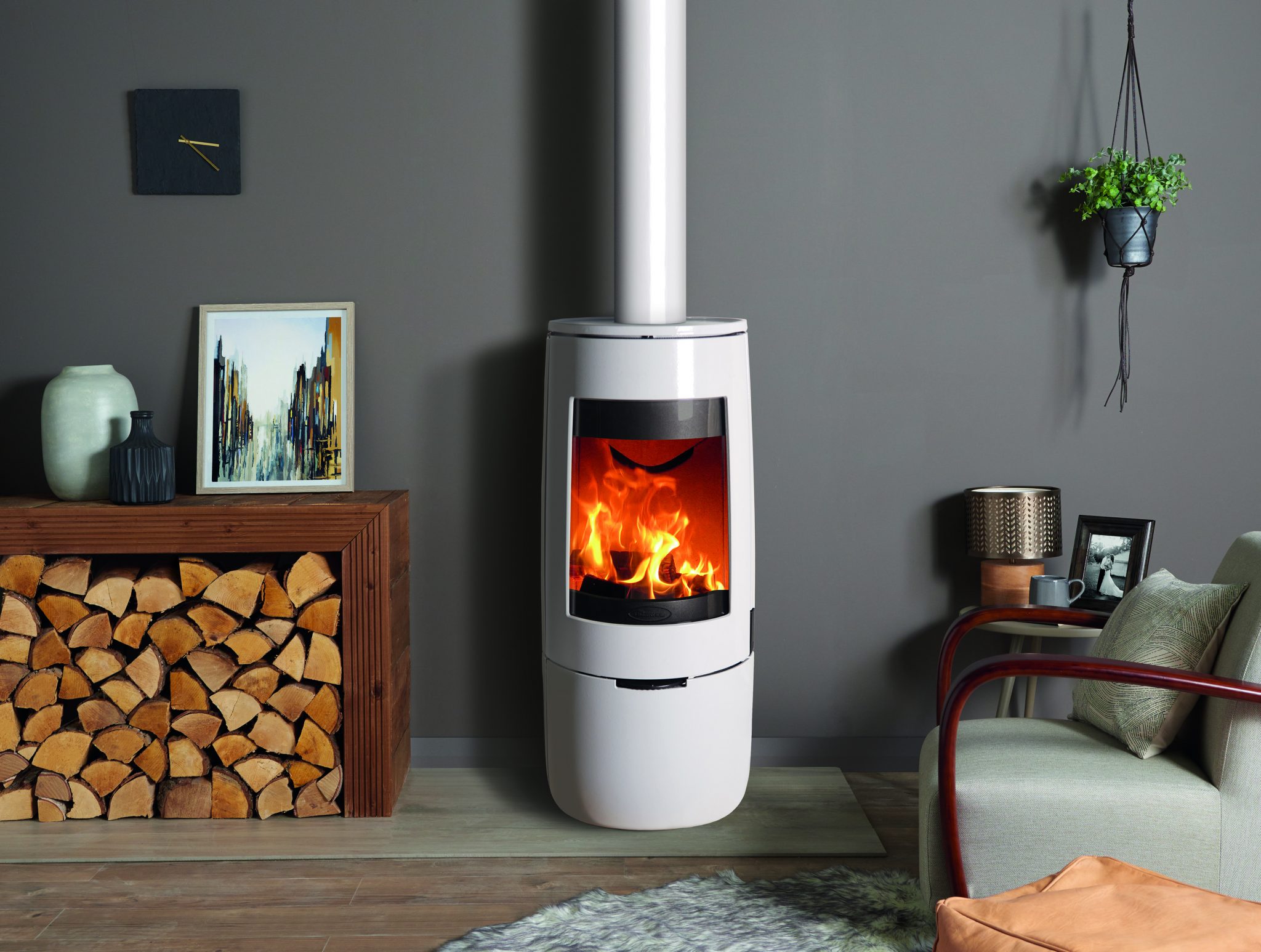 A low emissions wood burning stove for cosy living