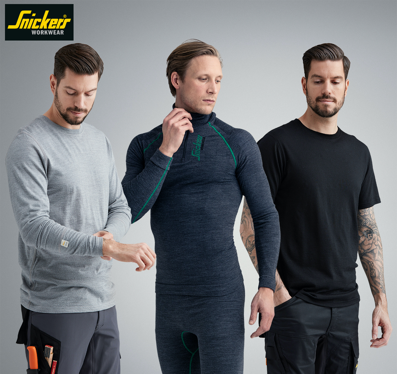 Snickers Workwear Sustainable Merino Wool Clothing @SnickersWw_UK