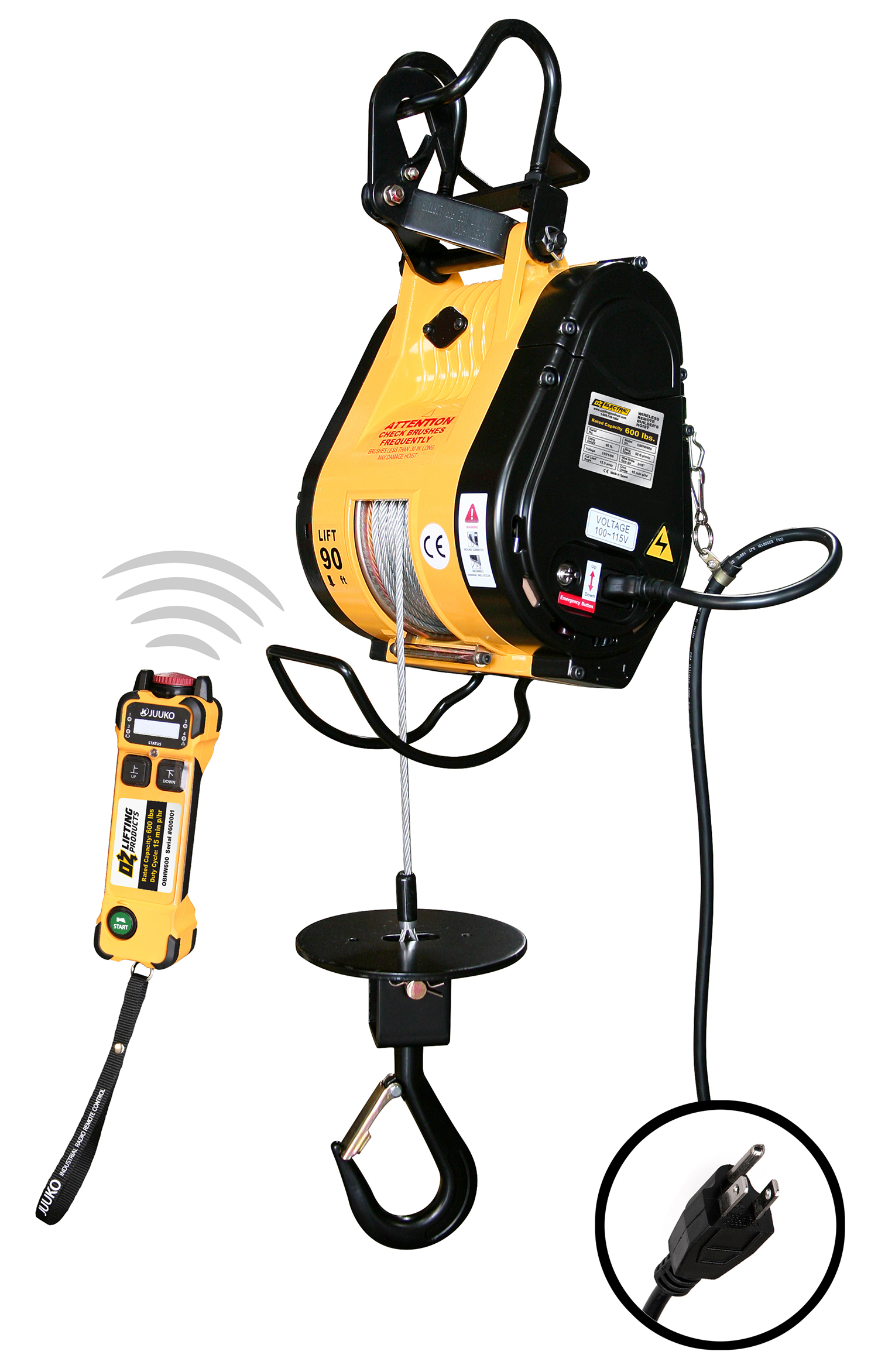 OZ Lifting Launches Wireless Builder’s Hoist  @OZLifting