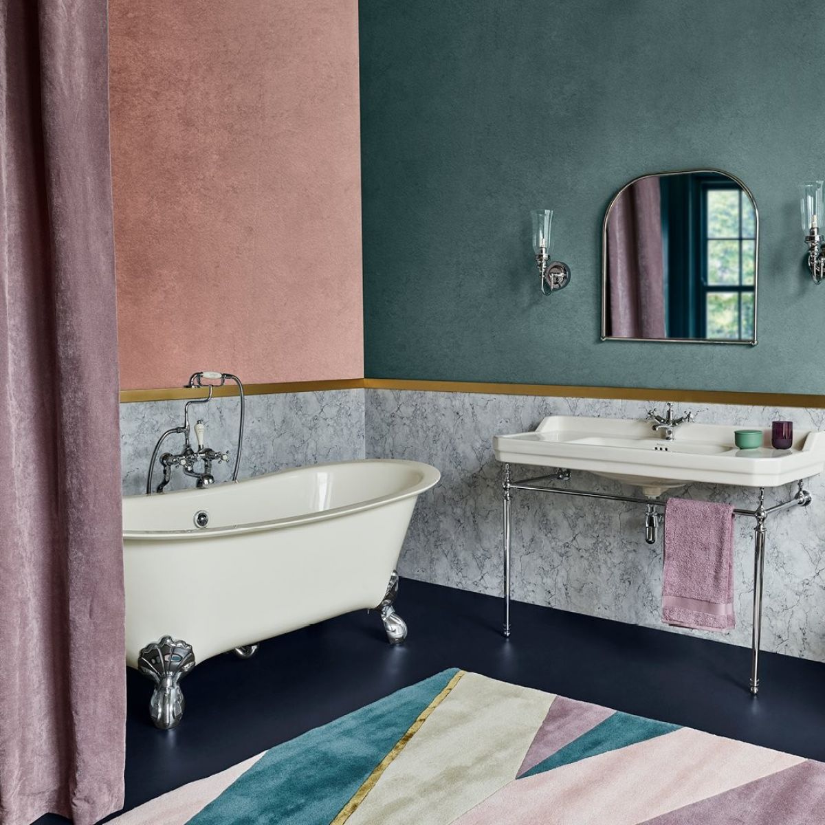 How to create a ‘happy’ bathroom full of joy, energy and impact! @UK_Bathrooms