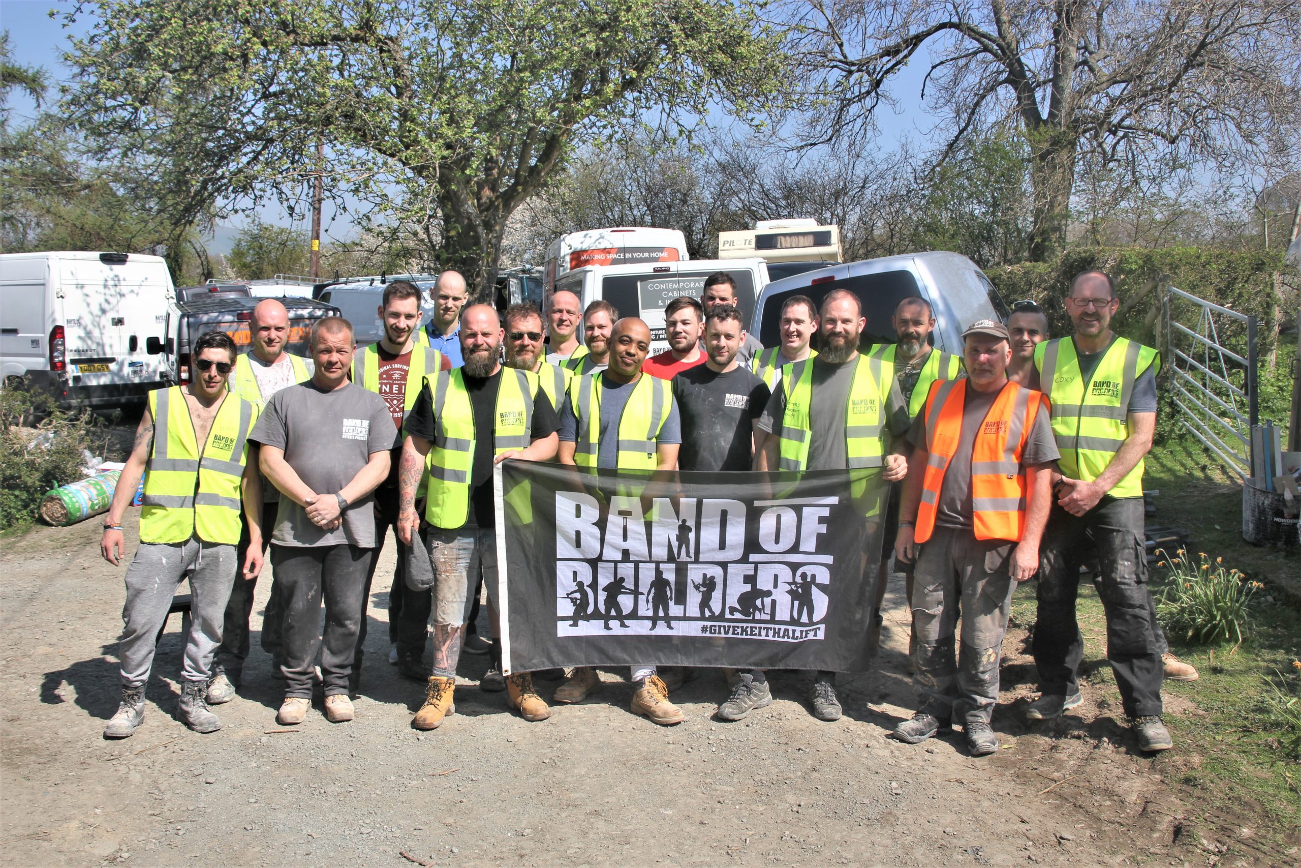 Band of Builders charity partners with DEWALT tools to support tradespeople through the toughest times @bandofbuilders_
