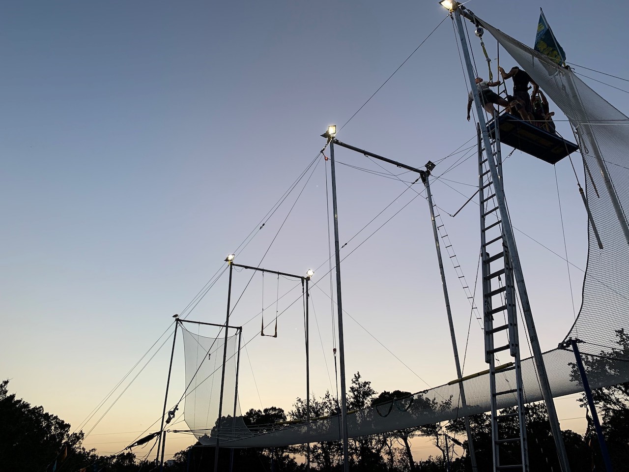 Crosby Rigging Gear for Social Circus Flying Trapeze     @thecrosbygroup