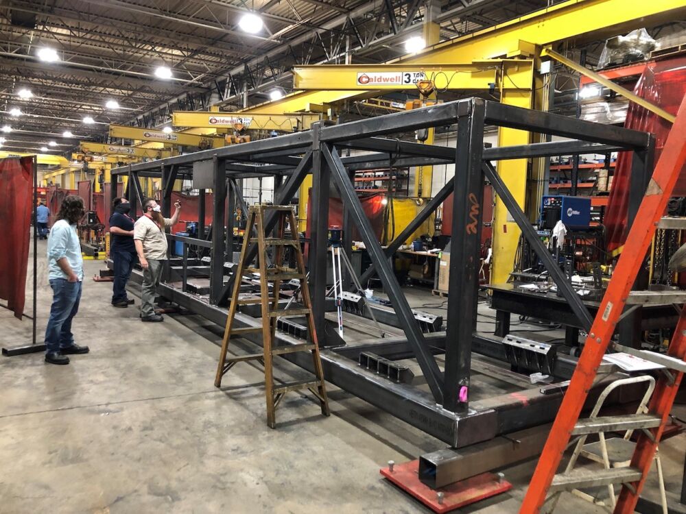 Caldwell Manufactures Transportation Frame for Cryomodules @CaldwellRenfroe