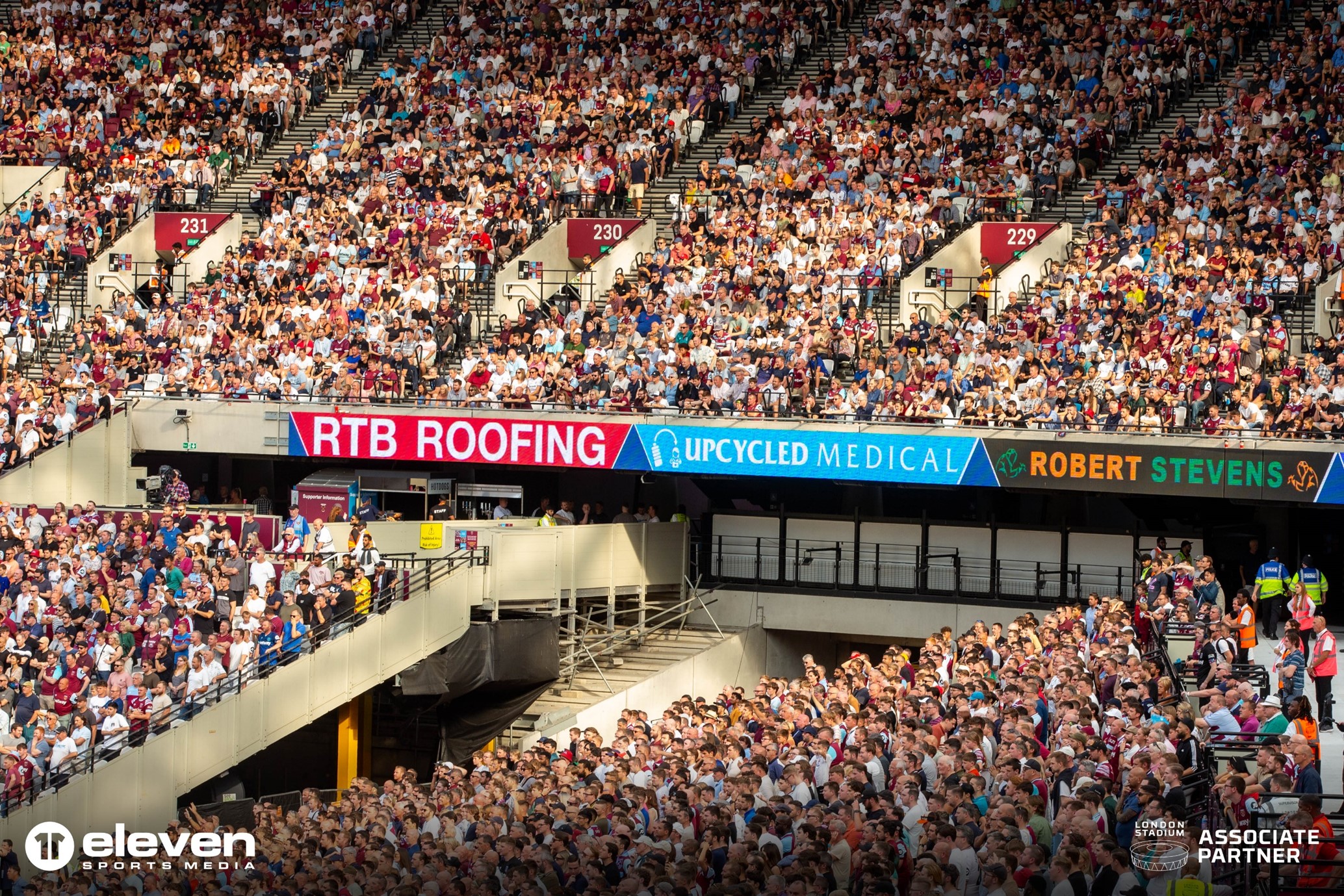 RTB Roofing Extends Associate Partnership with London Stadium