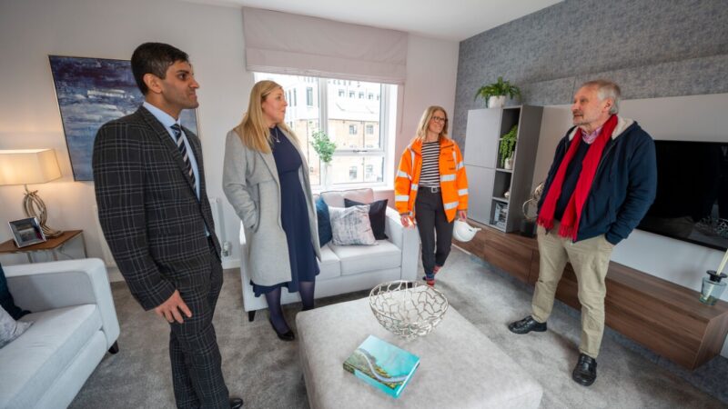 Leicester City Mayor Visits 350 Unit Housing Development in Leicester