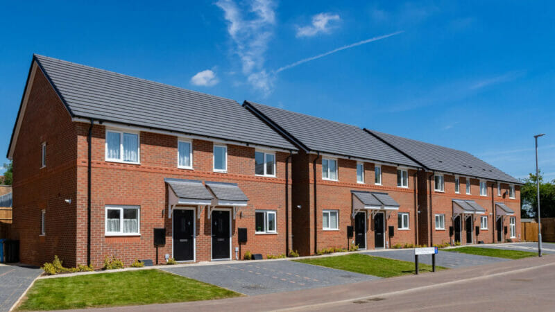 GRAMPIAN USED ON SOCIAL HOUSING PROJECT IN CORBY