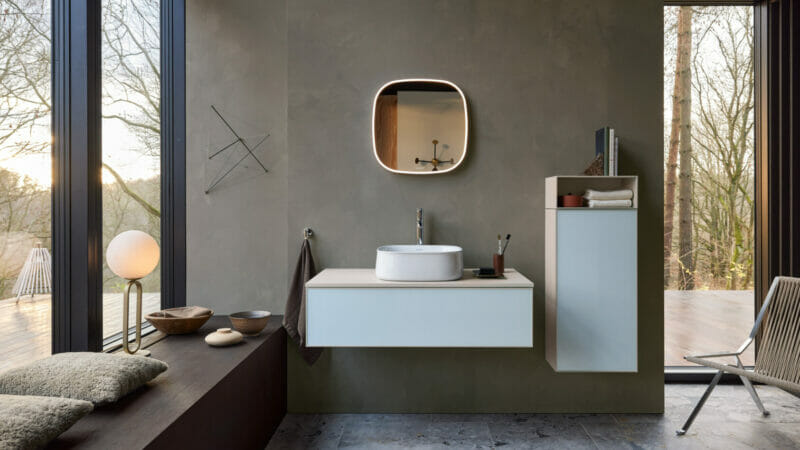Bathroom trends: The bathroom as a living area and relaxing feel-good room