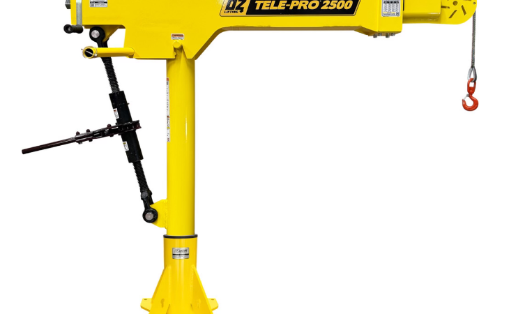 OZ Lifting Relaunches Tele-Pro Davit Crane