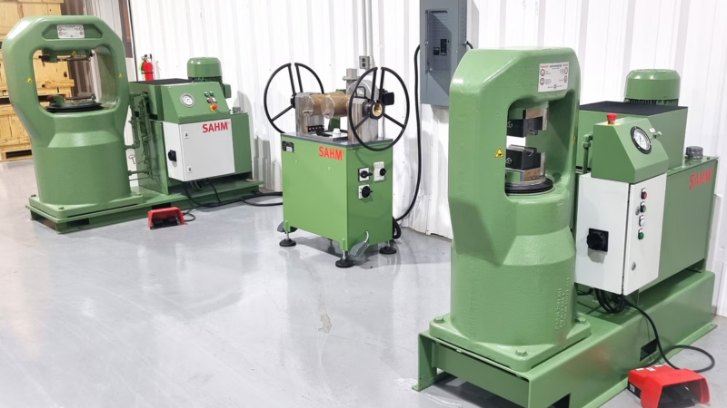 Sahm Splice Demos Swagers, Cutting Machine in Ripley, Mississippi